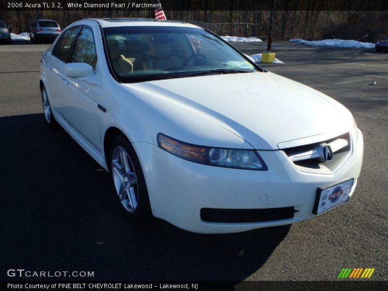 White Diamond Pearl / Parchment 2006 Acura TL 3.2