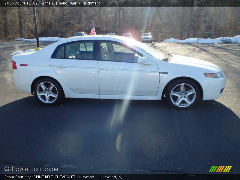White Diamond Pearl / Parchment 2006 Acura TL 3.2