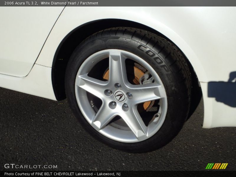 White Diamond Pearl / Parchment 2006 Acura TL 3.2