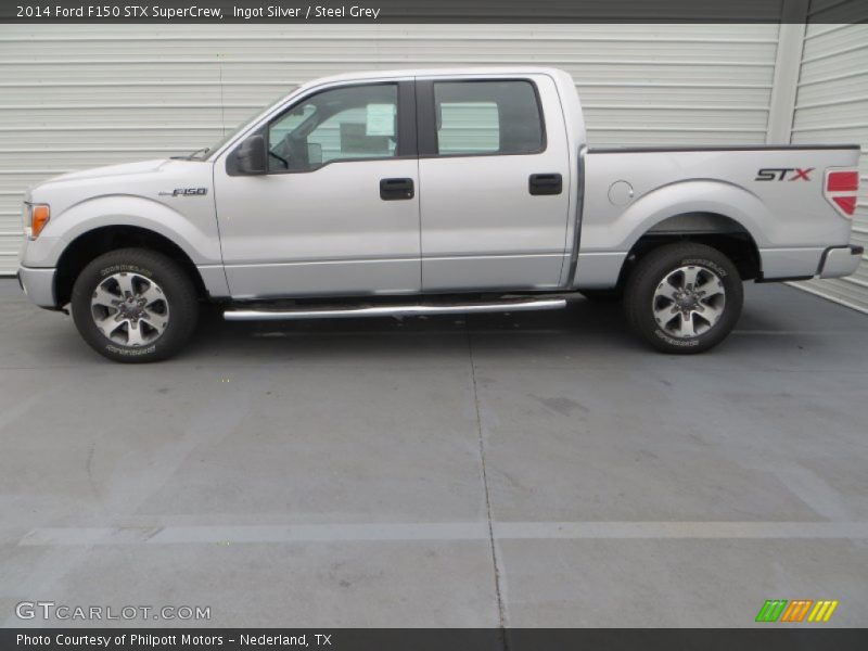 Ingot Silver / Steel Grey 2014 Ford F150 STX SuperCrew