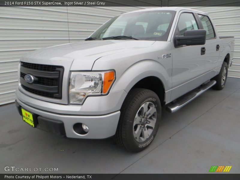 Ingot Silver / Steel Grey 2014 Ford F150 STX SuperCrew