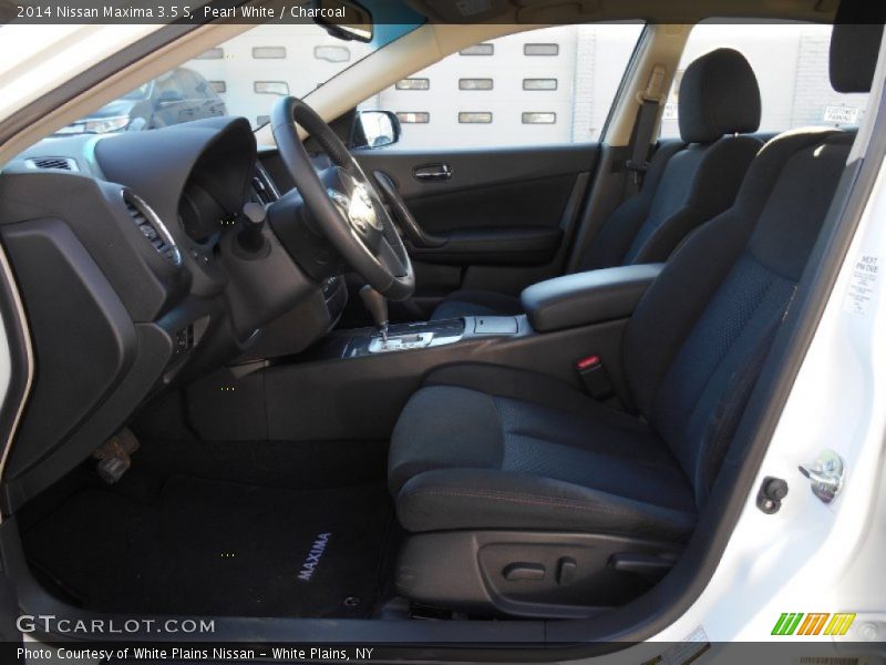 Pearl White / Charcoal 2014 Nissan Maxima 3.5 S
