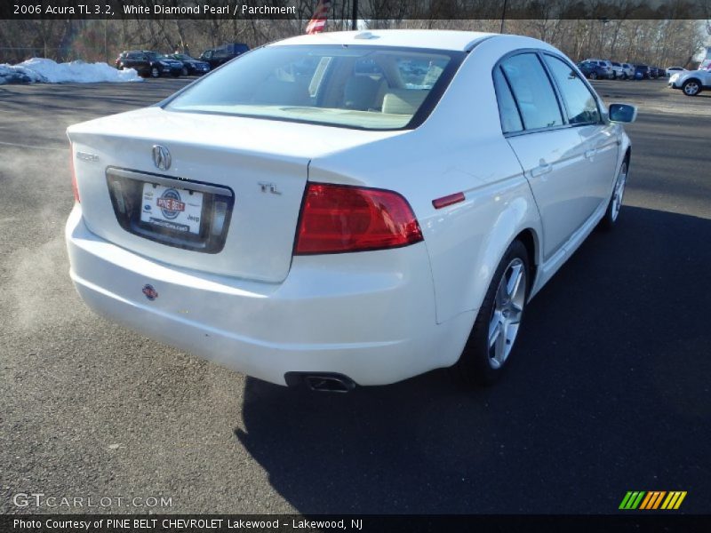 White Diamond Pearl / Parchment 2006 Acura TL 3.2
