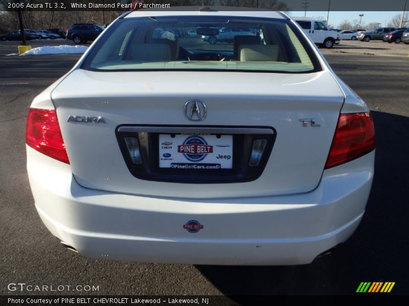 White Diamond Pearl / Parchment 2006 Acura TL 3.2