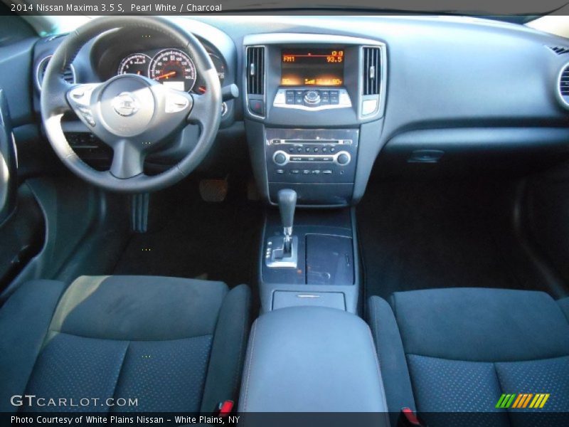 Pearl White / Charcoal 2014 Nissan Maxima 3.5 S