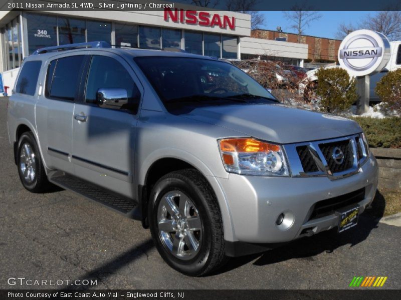 Silver Lightning / Charcoal 2011 Nissan Armada SL 4WD