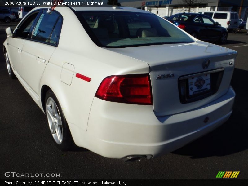White Diamond Pearl / Parchment 2006 Acura TL 3.2