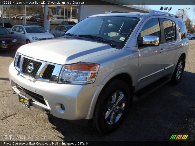 Silver Lightning / Charcoal 2011 Nissan Armada SL 4WD