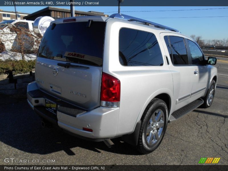 Silver Lightning / Charcoal 2011 Nissan Armada SL 4WD