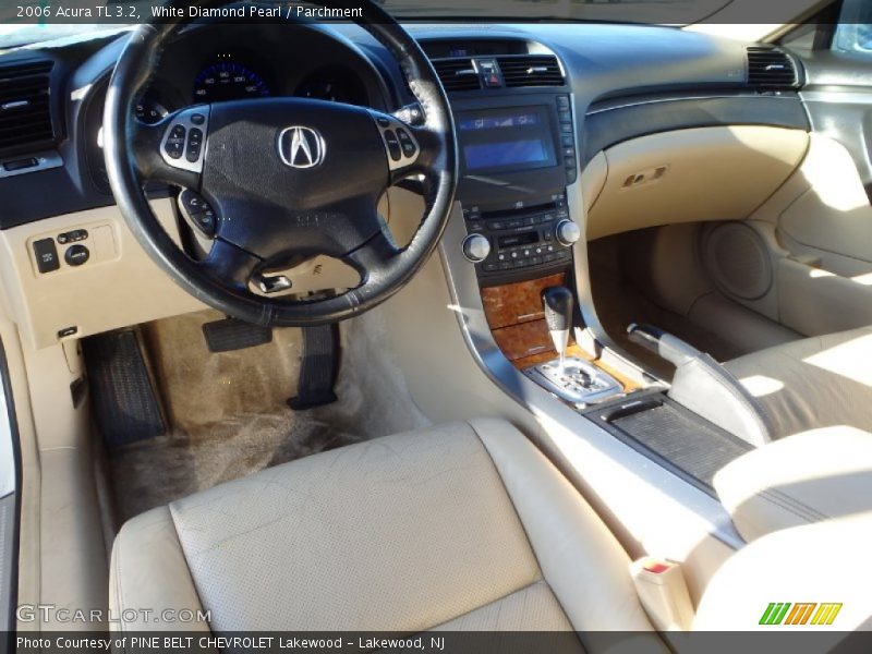 White Diamond Pearl / Parchment 2006 Acura TL 3.2