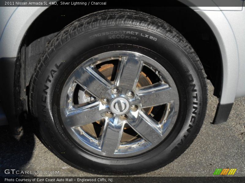 Silver Lightning / Charcoal 2011 Nissan Armada SL 4WD