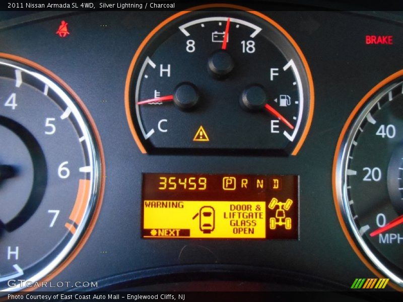 Silver Lightning / Charcoal 2011 Nissan Armada SL 4WD