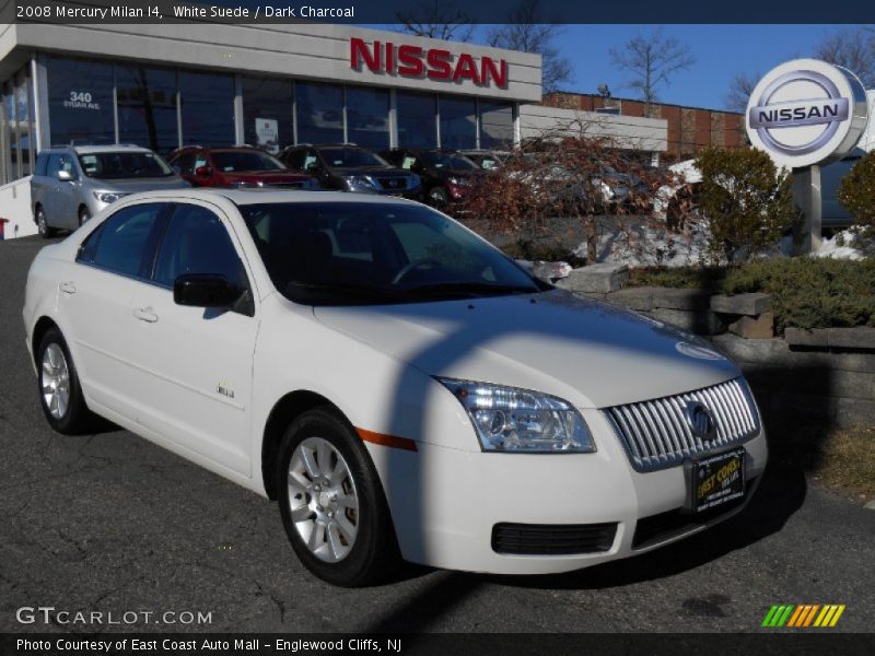 White Suede / Dark Charcoal 2008 Mercury Milan I4