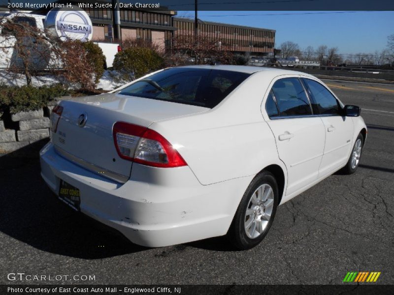 White Suede / Dark Charcoal 2008 Mercury Milan I4