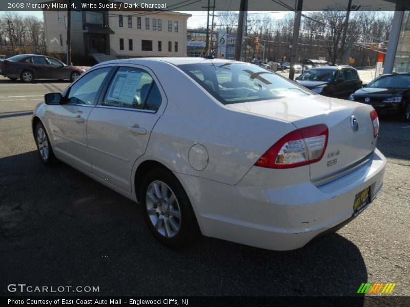 White Suede / Dark Charcoal 2008 Mercury Milan I4