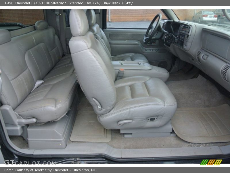 Onyx Black / Gray 1998 Chevrolet C/K K1500 Silverado Extended Cab 4x4