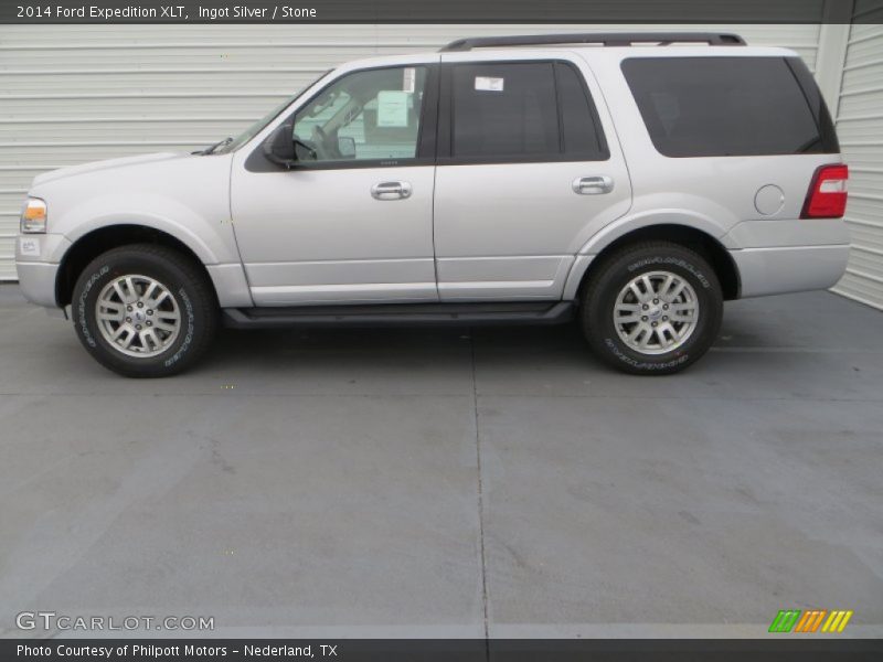 Ingot Silver / Stone 2014 Ford Expedition XLT