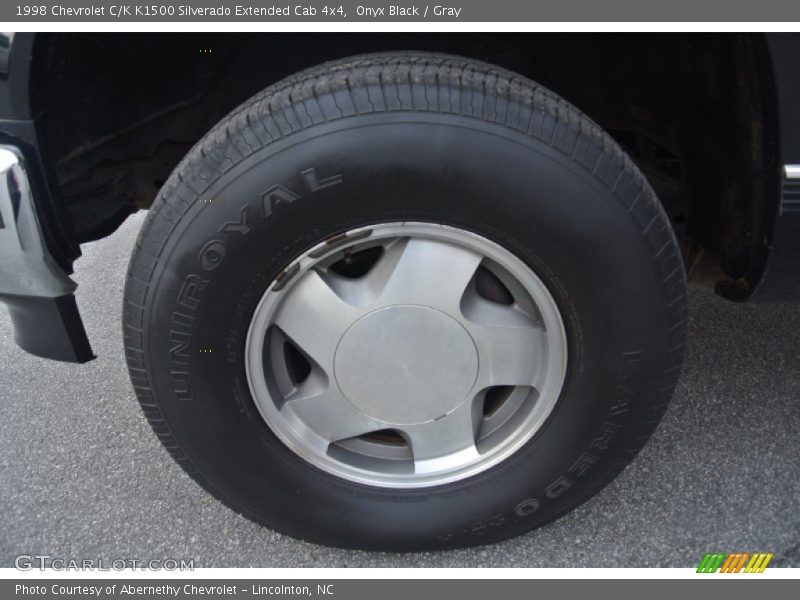 Onyx Black / Gray 1998 Chevrolet C/K K1500 Silverado Extended Cab 4x4