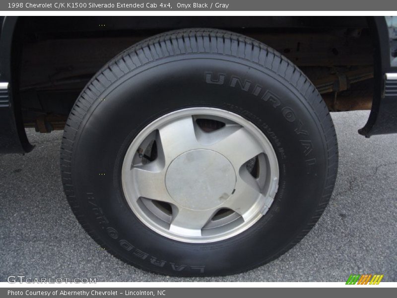 Onyx Black / Gray 1998 Chevrolet C/K K1500 Silverado Extended Cab 4x4