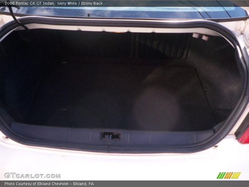 Ivory White / Ebony Black 2008 Pontiac G6 GT Sedan