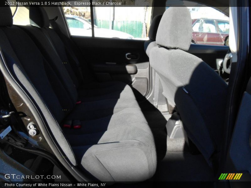 Espresso Black / Charcoal 2012 Nissan Versa 1.8 S Hatchback