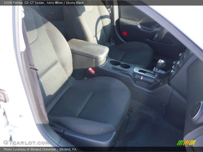 Ivory White / Ebony Black 2008 Pontiac G6 GT Sedan
