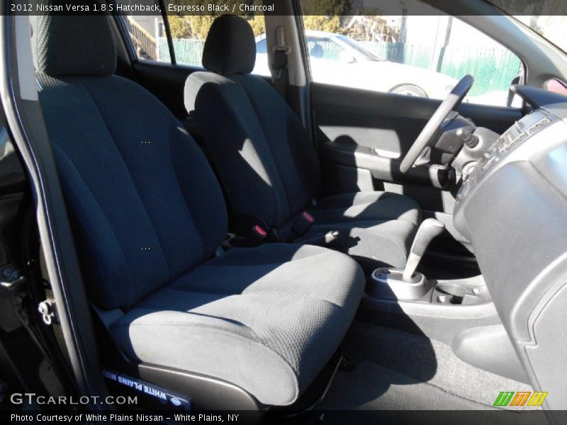 Espresso Black / Charcoal 2012 Nissan Versa 1.8 S Hatchback