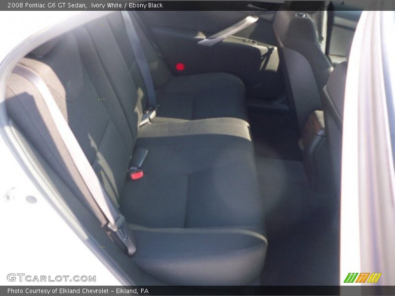 Ivory White / Ebony Black 2008 Pontiac G6 GT Sedan