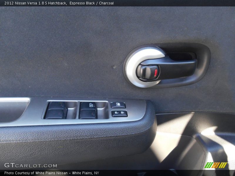 Espresso Black / Charcoal 2012 Nissan Versa 1.8 S Hatchback