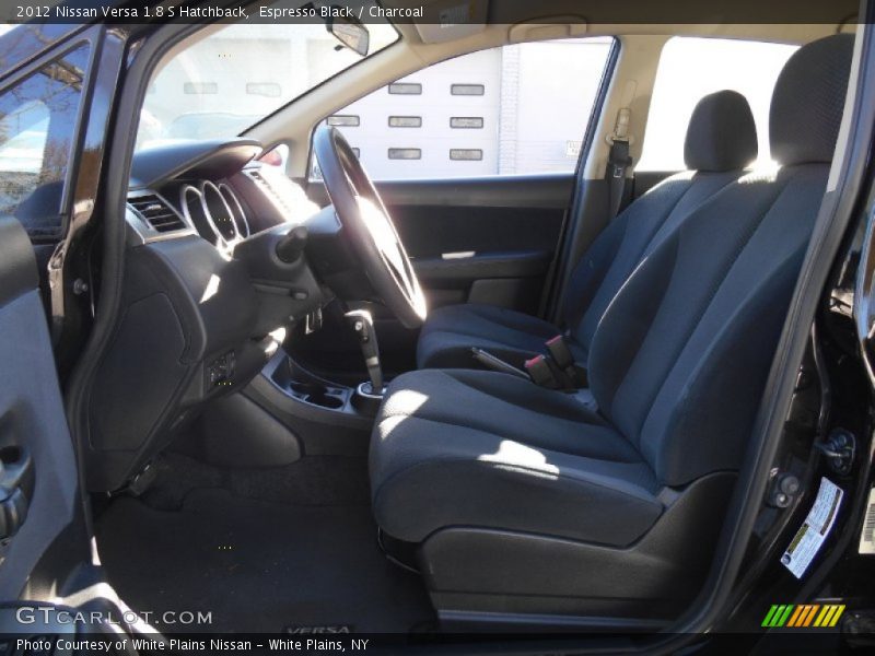 Espresso Black / Charcoal 2012 Nissan Versa 1.8 S Hatchback