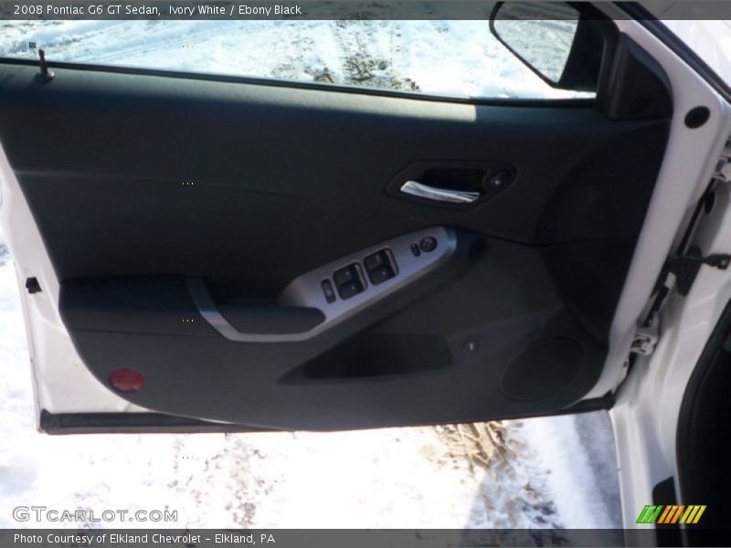 Ivory White / Ebony Black 2008 Pontiac G6 GT Sedan