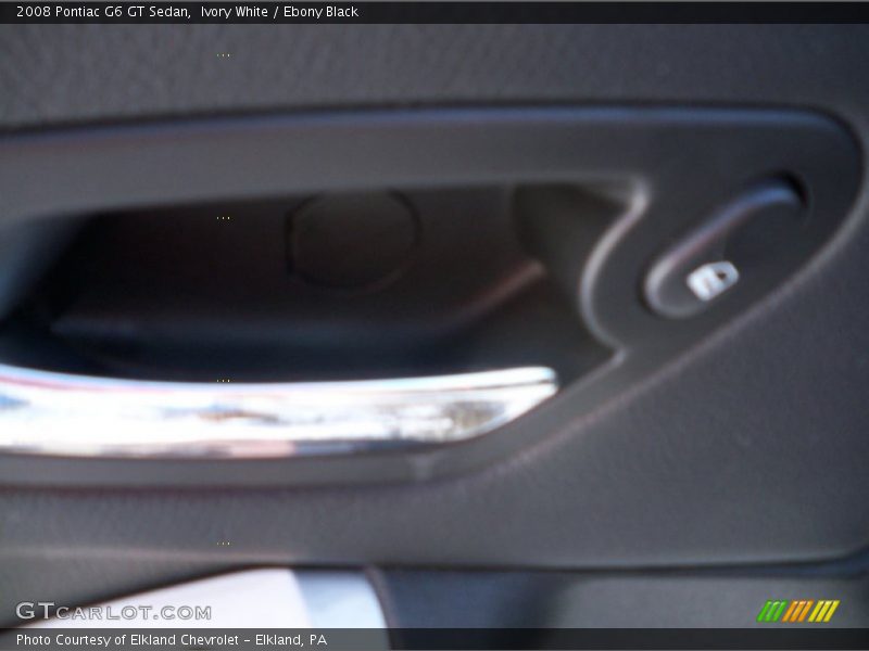 Ivory White / Ebony Black 2008 Pontiac G6 GT Sedan