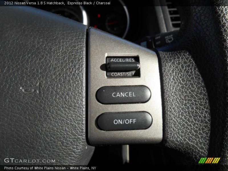 Espresso Black / Charcoal 2012 Nissan Versa 1.8 S Hatchback
