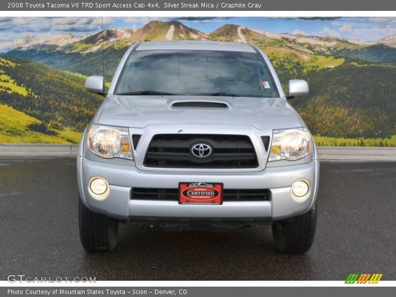 Silver Streak Mica / Graphite Gray 2008 Toyota Tacoma V6 TRD Sport Access Cab 4x4