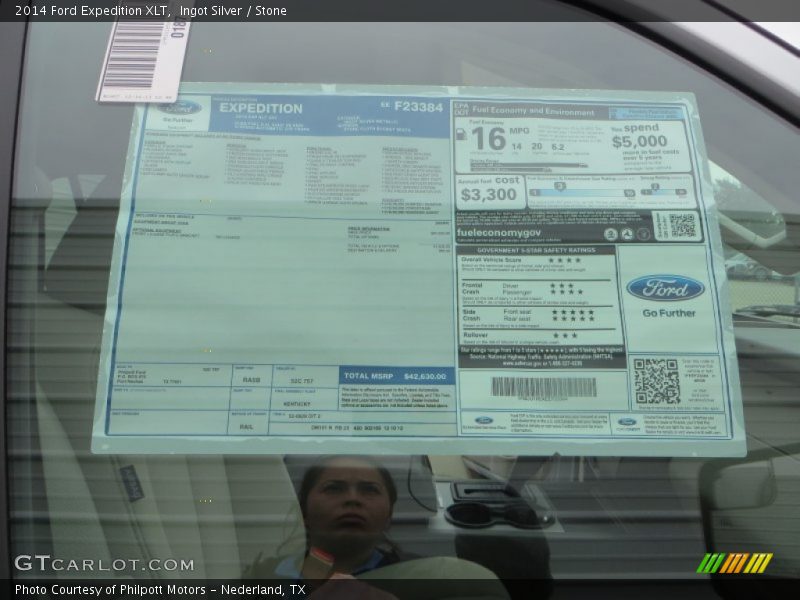 Ingot Silver / Stone 2014 Ford Expedition XLT
