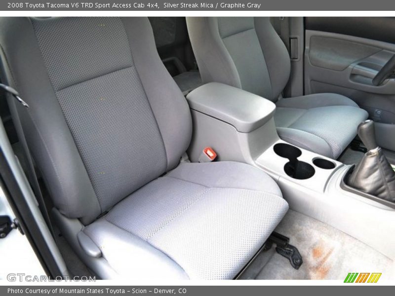 Silver Streak Mica / Graphite Gray 2008 Toyota Tacoma V6 TRD Sport Access Cab 4x4
