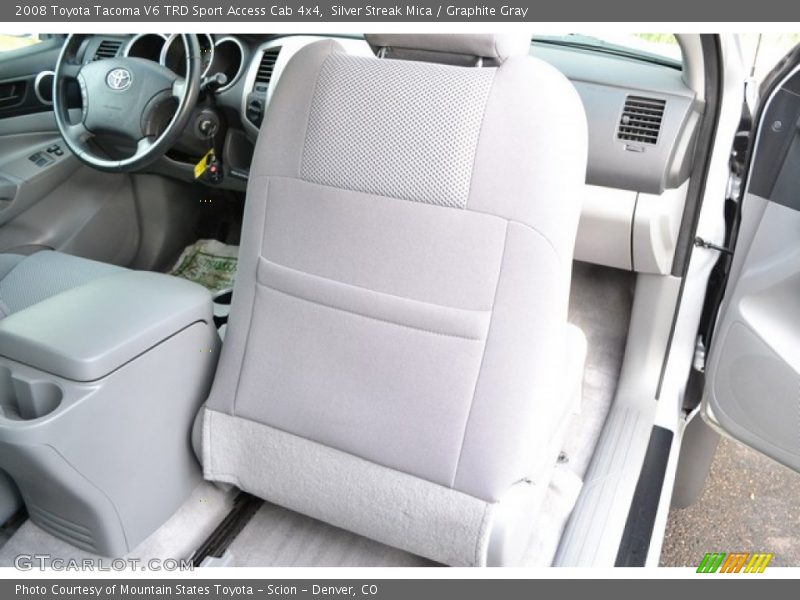 Silver Streak Mica / Graphite Gray 2008 Toyota Tacoma V6 TRD Sport Access Cab 4x4