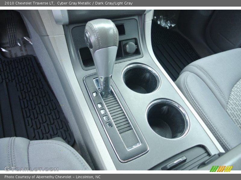 Cyber Gray Metallic / Dark Gray/Light Gray 2010 Chevrolet Traverse LT