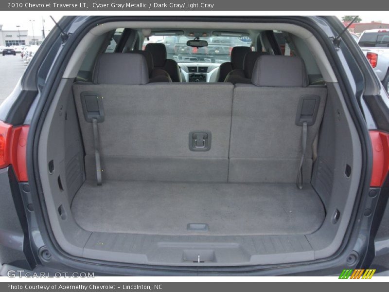 Cyber Gray Metallic / Dark Gray/Light Gray 2010 Chevrolet Traverse LT