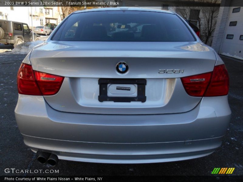 Titanium Silver Metallic / Black 2009 BMW 3 Series 328xi Sedan