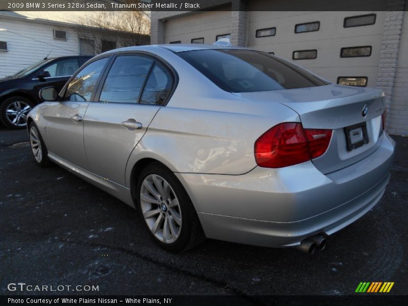 Titanium Silver Metallic / Black 2009 BMW 3 Series 328xi Sedan