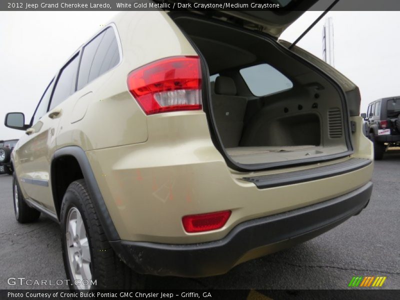 White Gold Metallic / Dark Graystone/Medium Graystone 2012 Jeep Grand Cherokee Laredo