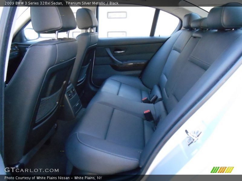Titanium Silver Metallic / Black 2009 BMW 3 Series 328xi Sedan