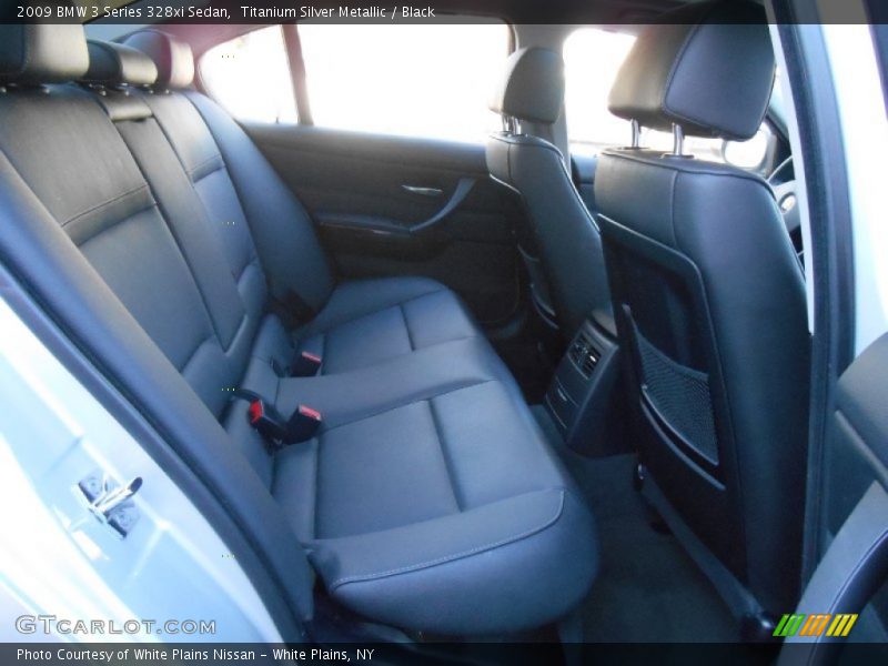 Titanium Silver Metallic / Black 2009 BMW 3 Series 328xi Sedan