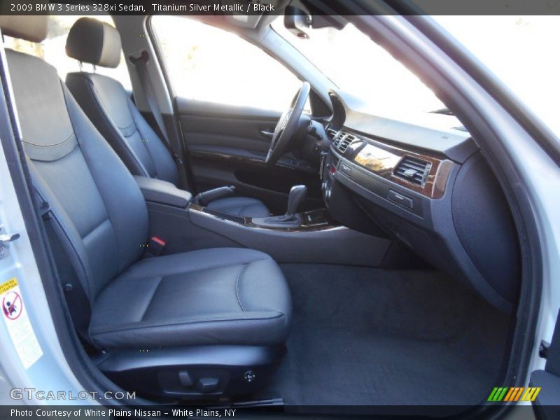 Titanium Silver Metallic / Black 2009 BMW 3 Series 328xi Sedan