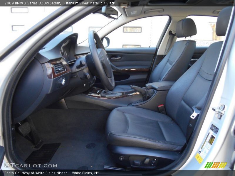 Titanium Silver Metallic / Black 2009 BMW 3 Series 328xi Sedan