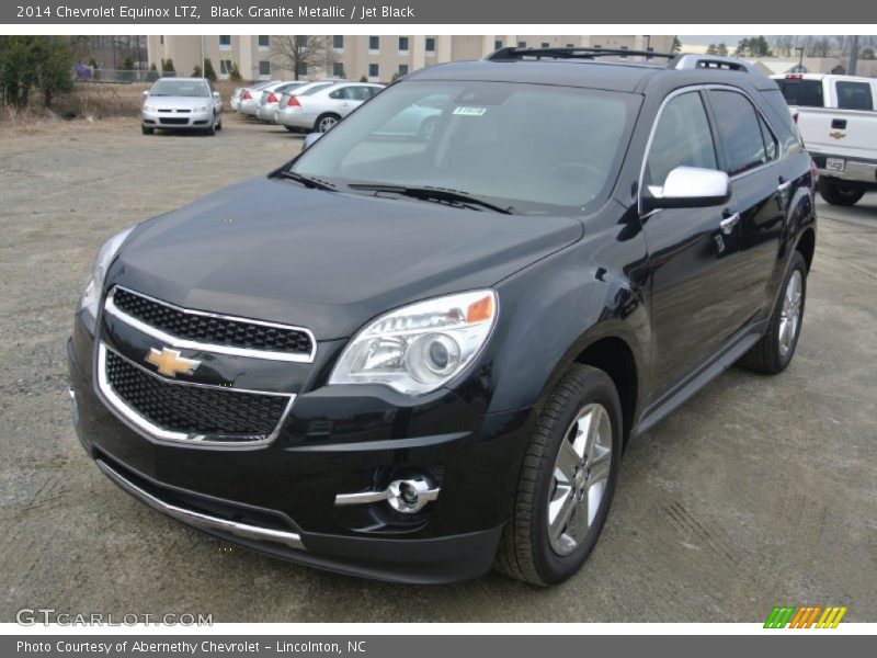 Black Granite Metallic / Jet Black 2014 Chevrolet Equinox LTZ