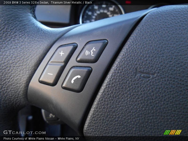 Titanium Silver Metallic / Black 2009 BMW 3 Series 328xi Sedan