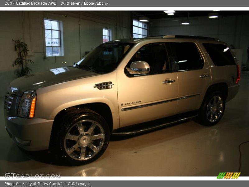 Quicksilver / Ebony/Ebony 2007 Cadillac Escalade AWD
