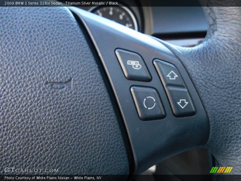 Titanium Silver Metallic / Black 2009 BMW 3 Series 328xi Sedan